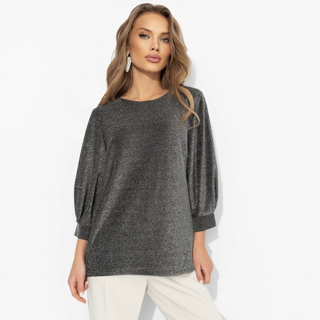 Блуза с люрексом, Предвкушение встречи (блеск) / Новый год - Charutti фото 6