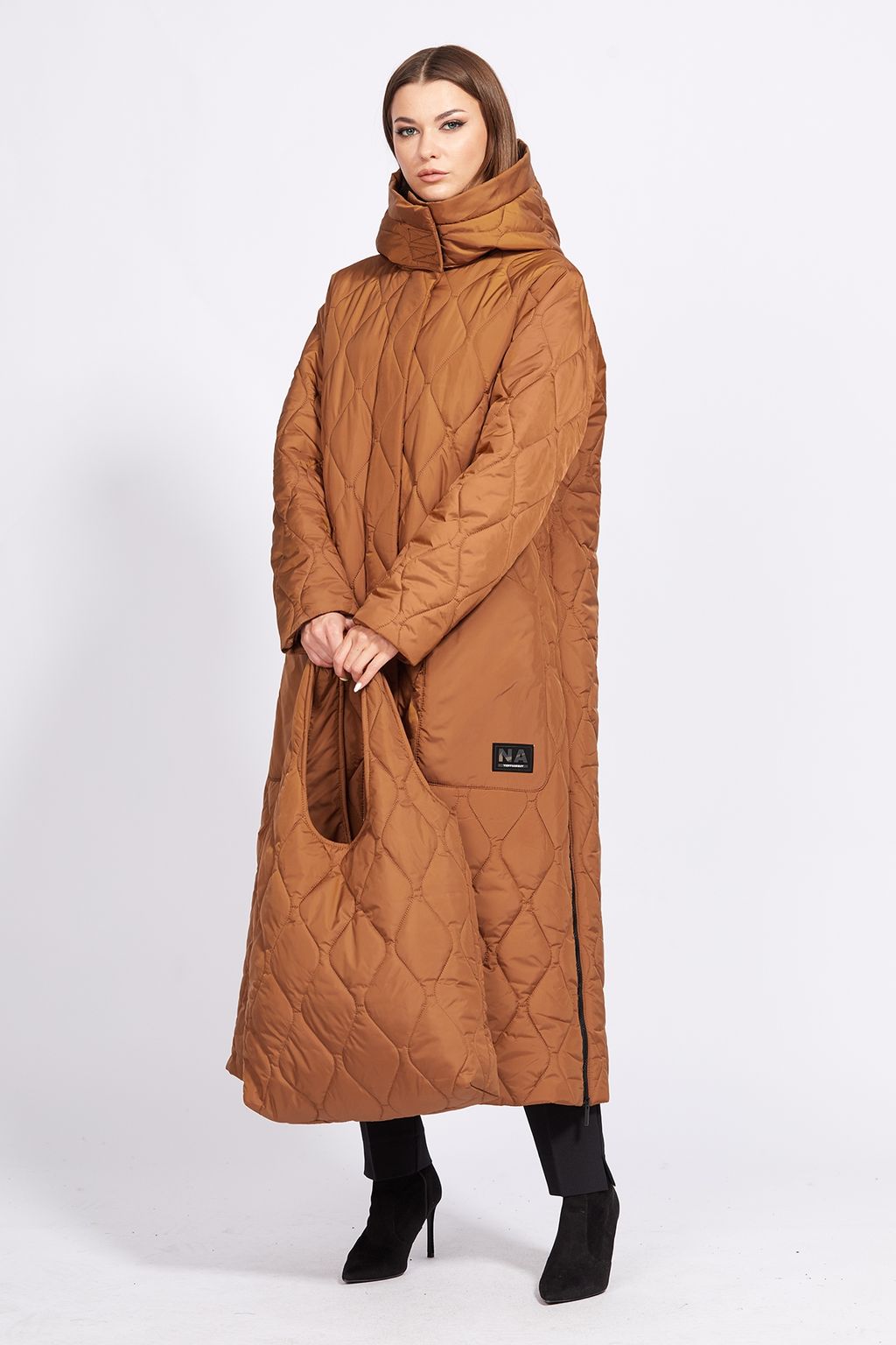 Пальто 2247 корица - Eola фото 5