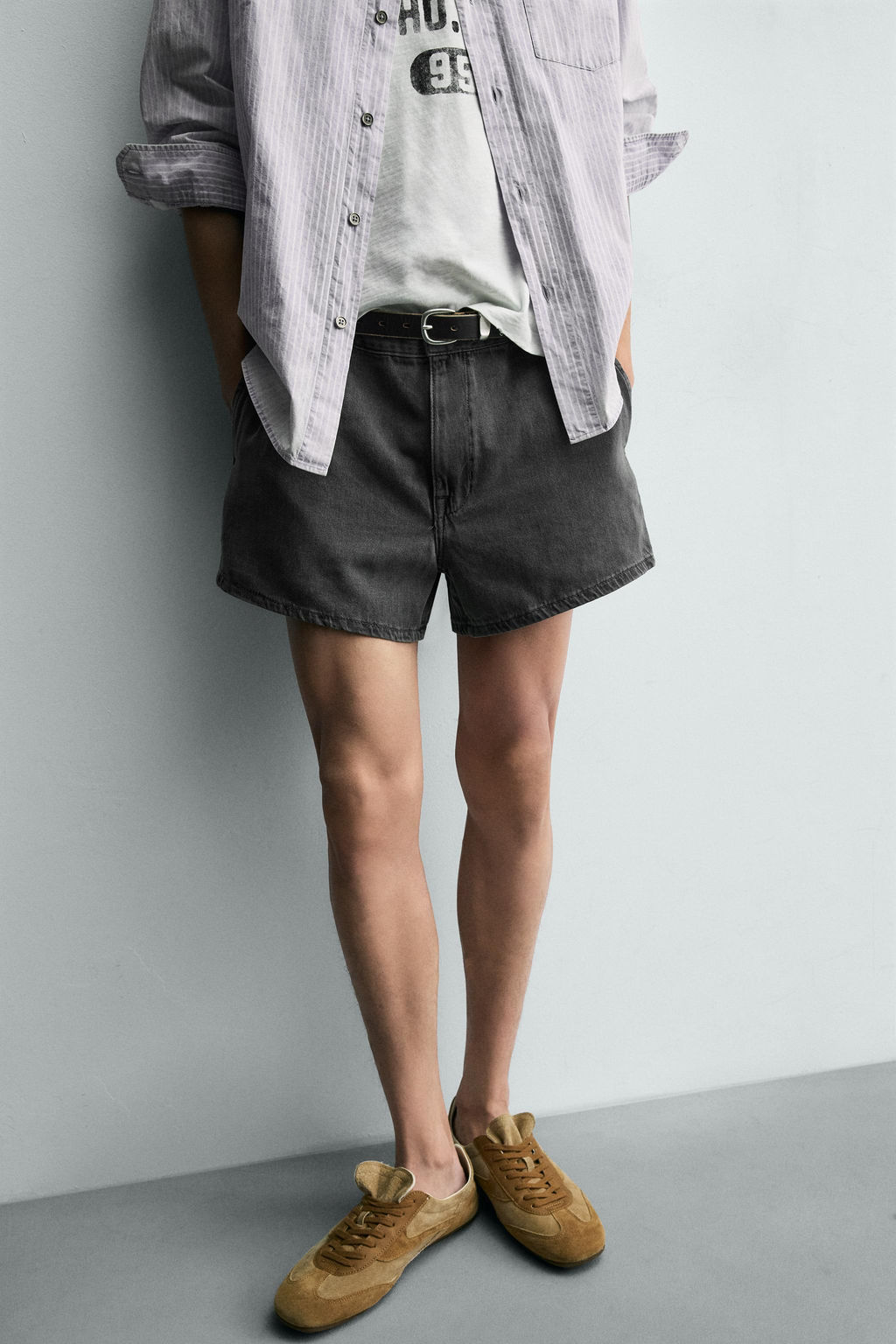 MINI SHORTS DENIM / Carb?n - Zara фото 5