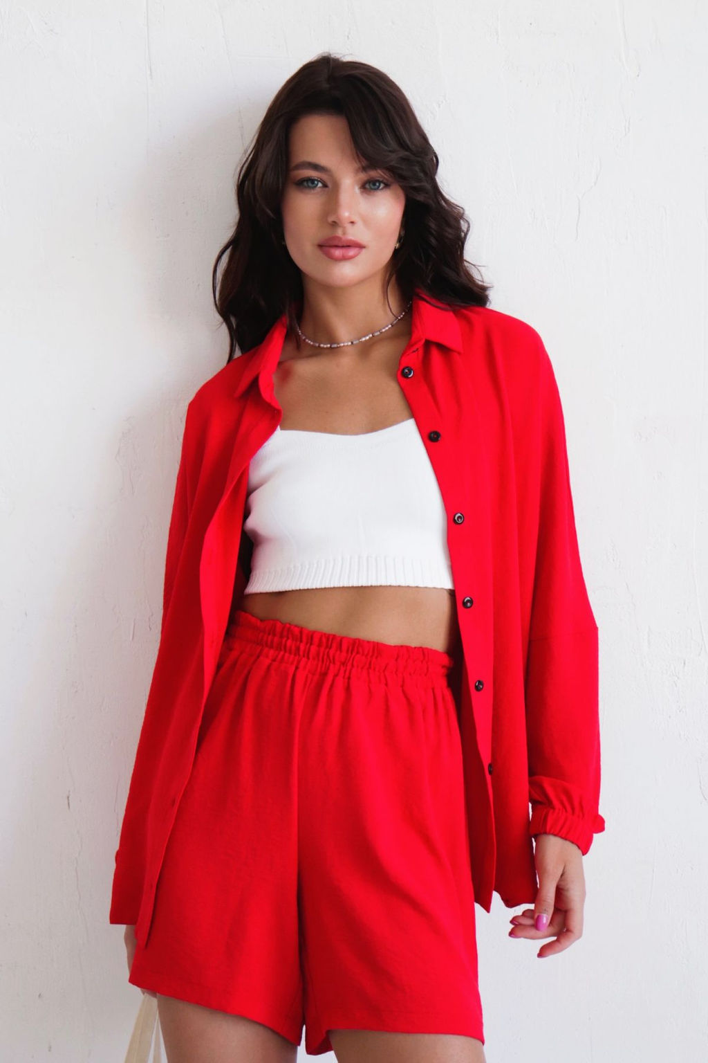 Martichelli Шорты летние красные  фото 5