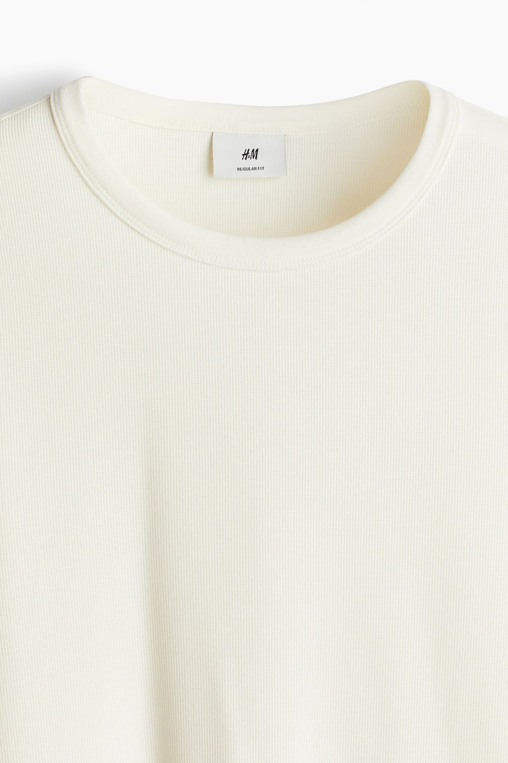 Camiseta gofrada de manga larga Regular Fit - H&m фото 5