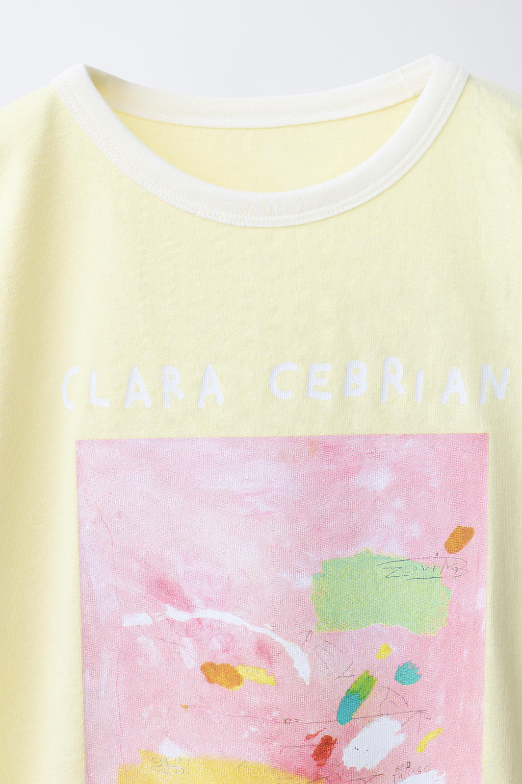 CAMISETA CLARA CEBRIAN  / Amarillo - Zara фото 6