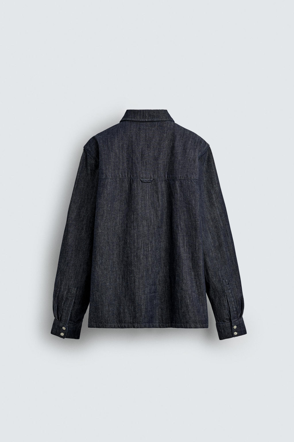 RELAXED FIT DENIM SHIRT - Zara фото 8