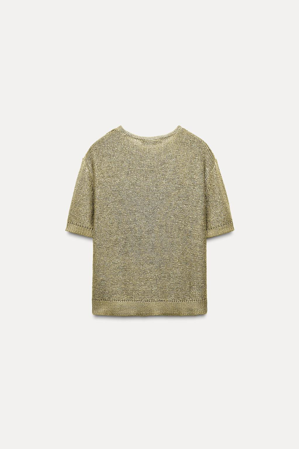 SEQUINNED KNIT TOP - Zara фото 4