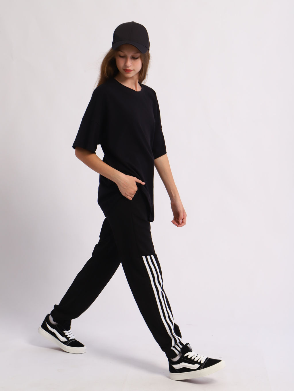 Ладошки / Брюки Бег черный  фото 14