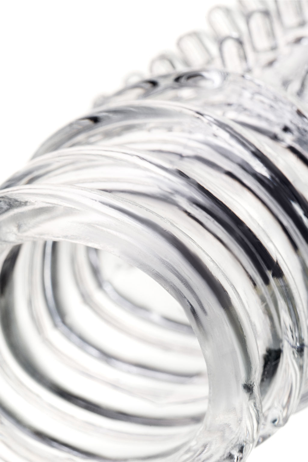 Насадка на пенис TOYFA A-Toys Baldi, TPR, прозрачный, 15,3 см  фото 8