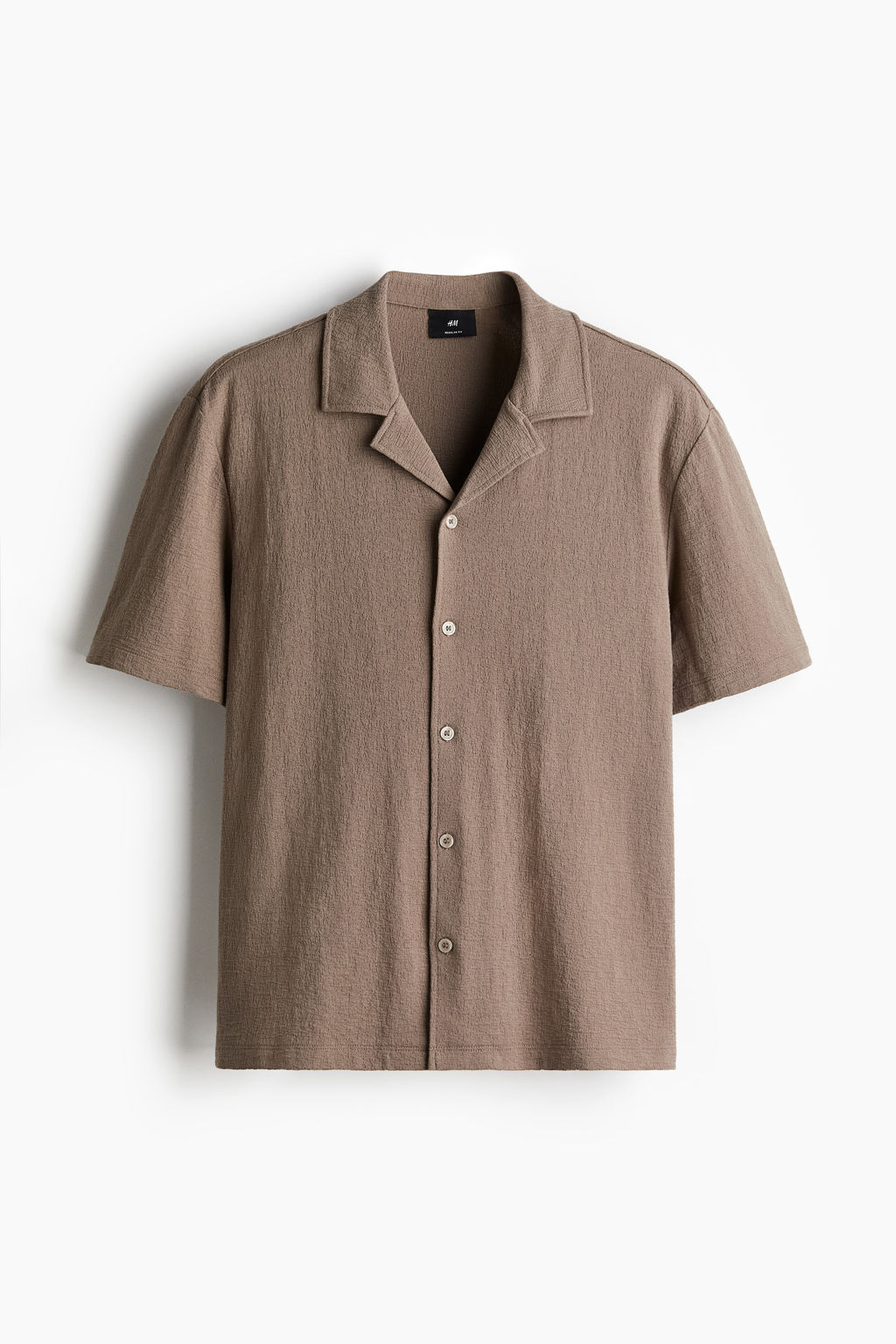 Camisa resort de punto Regular Fit - H&m фото 2