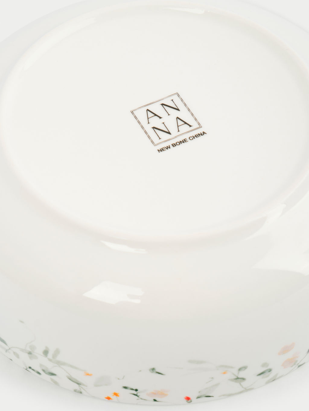 Салатник, 16х6 см, 700 мл, фарфор N, белый, Цветы и листья, Primrose - Anna lafarg фото 6