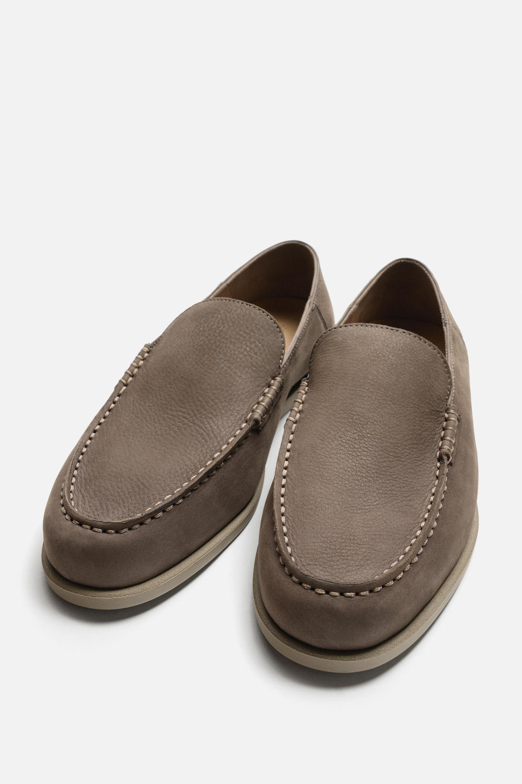 CASUAL LEATHER LOAFERS - Zara фото 5