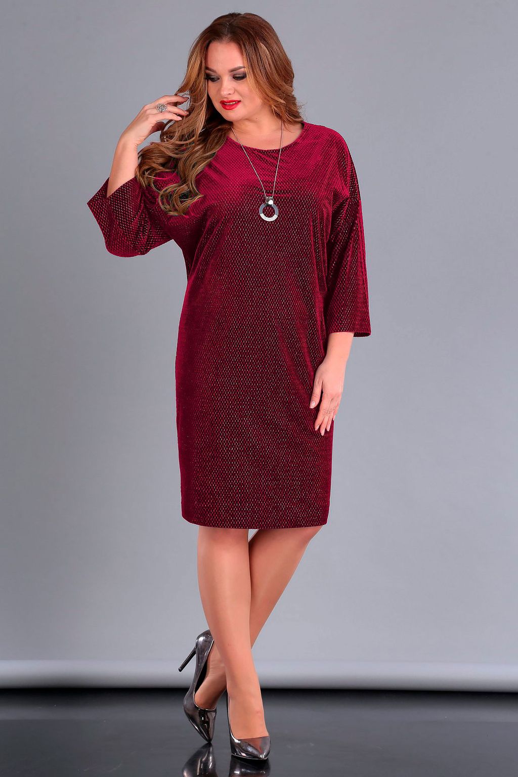 Платье ЮРИМЕКС с украшением - Almond фото 2