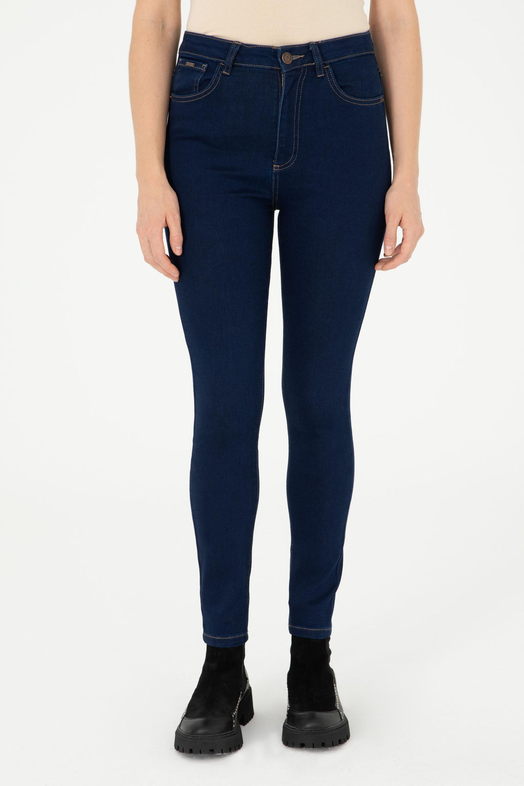 Женские сиреневые джинсовые брюки Неожиданная скидка в корзине - U.s. polo assn фото 2