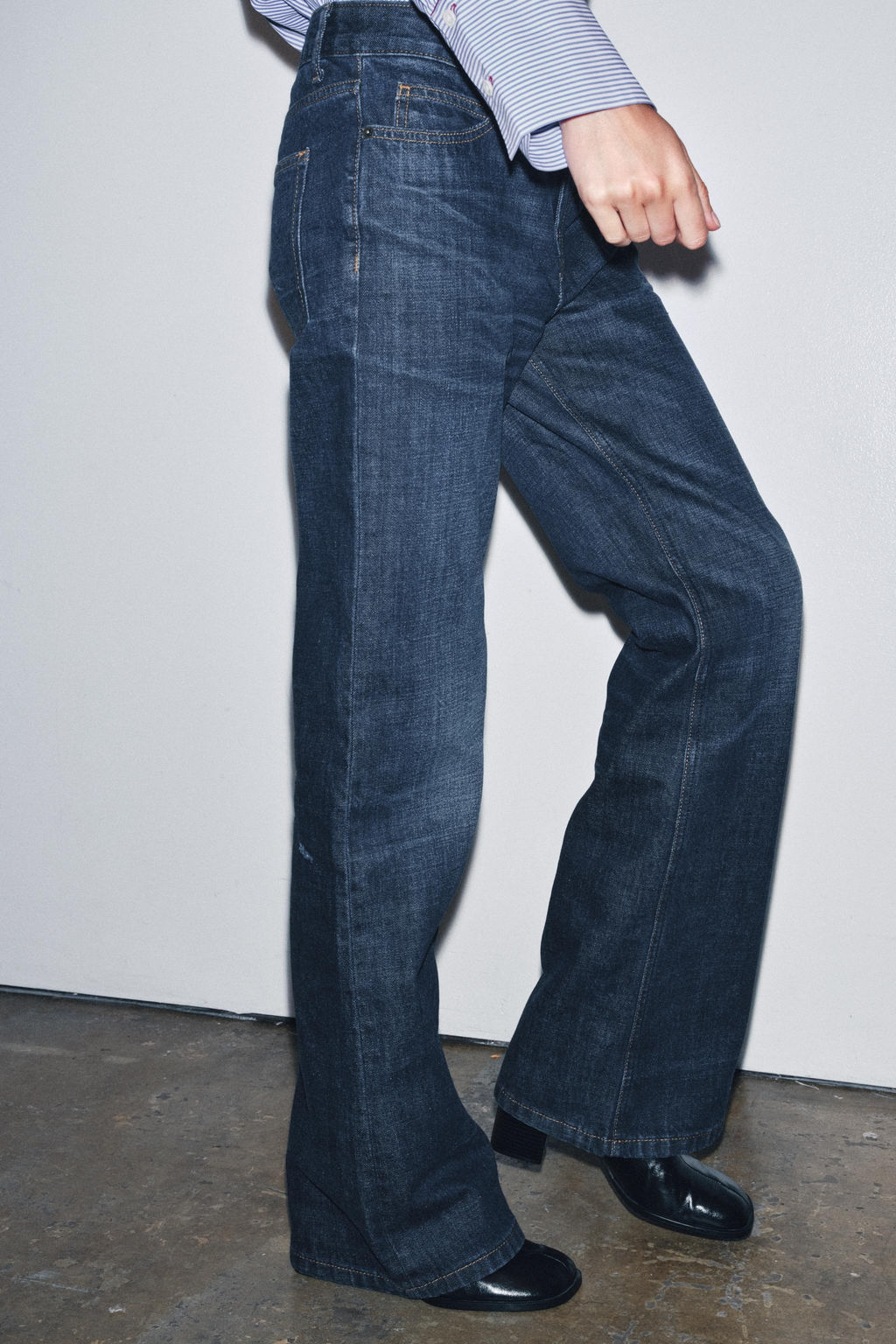 JEANS ZW COLLECTION BOOTCUT LOW-RISE - Zara фото 14