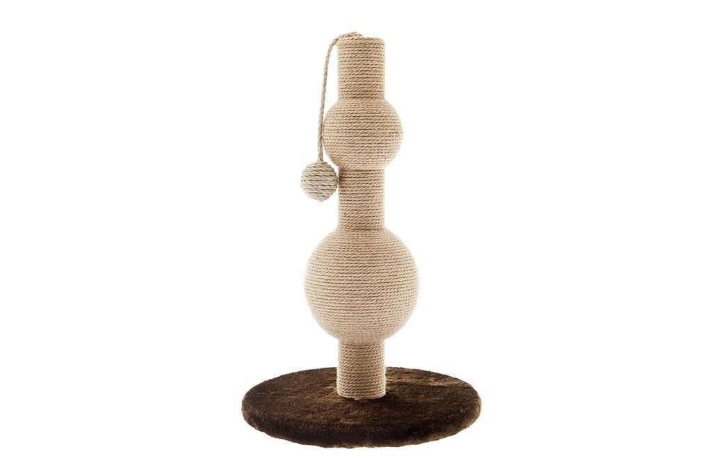 ВИА Игровая когтеточка-столбик с мячиком 30X30X48 см (TIRAGRAFFI BOLLE 30X30X48CM) GTT662 GTT662