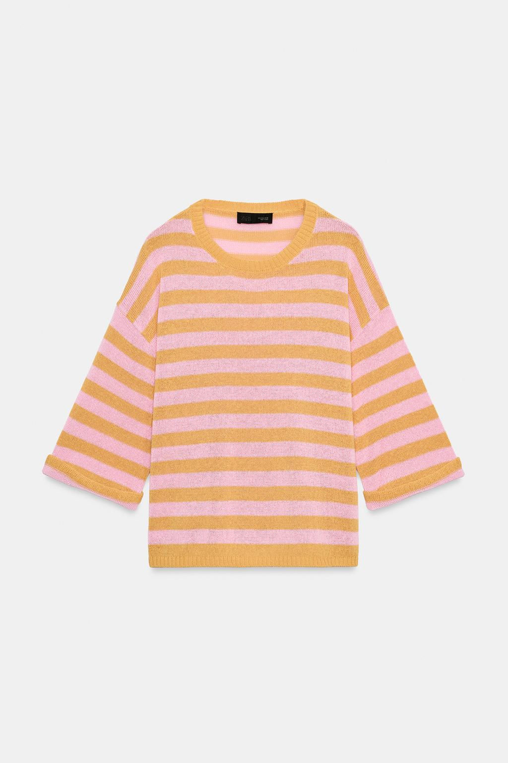 STRIPED KNIT TOP - Zara фото 12