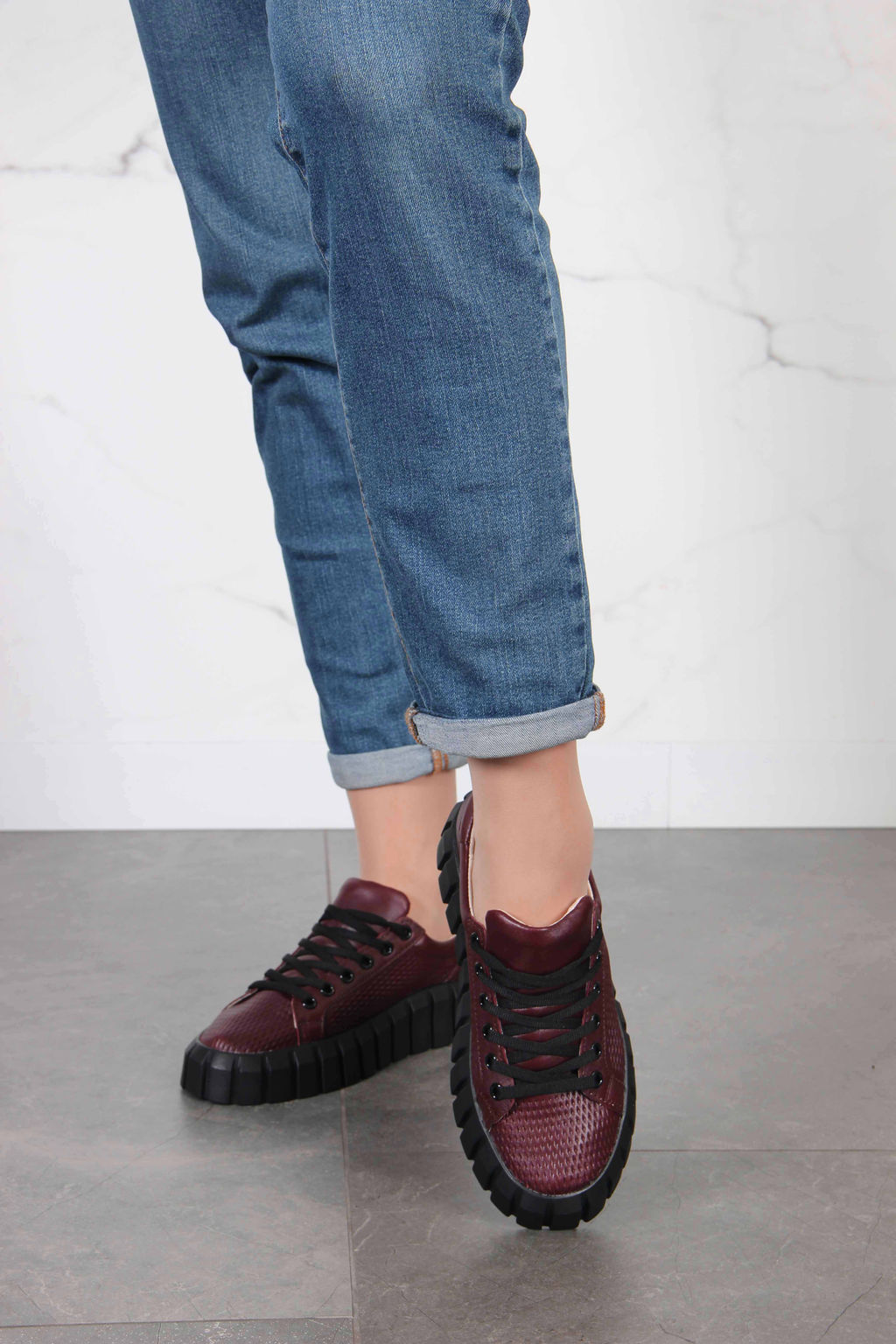 Кеды EDART 127.91505 bl. Бордовый R - Ed'art фото 9