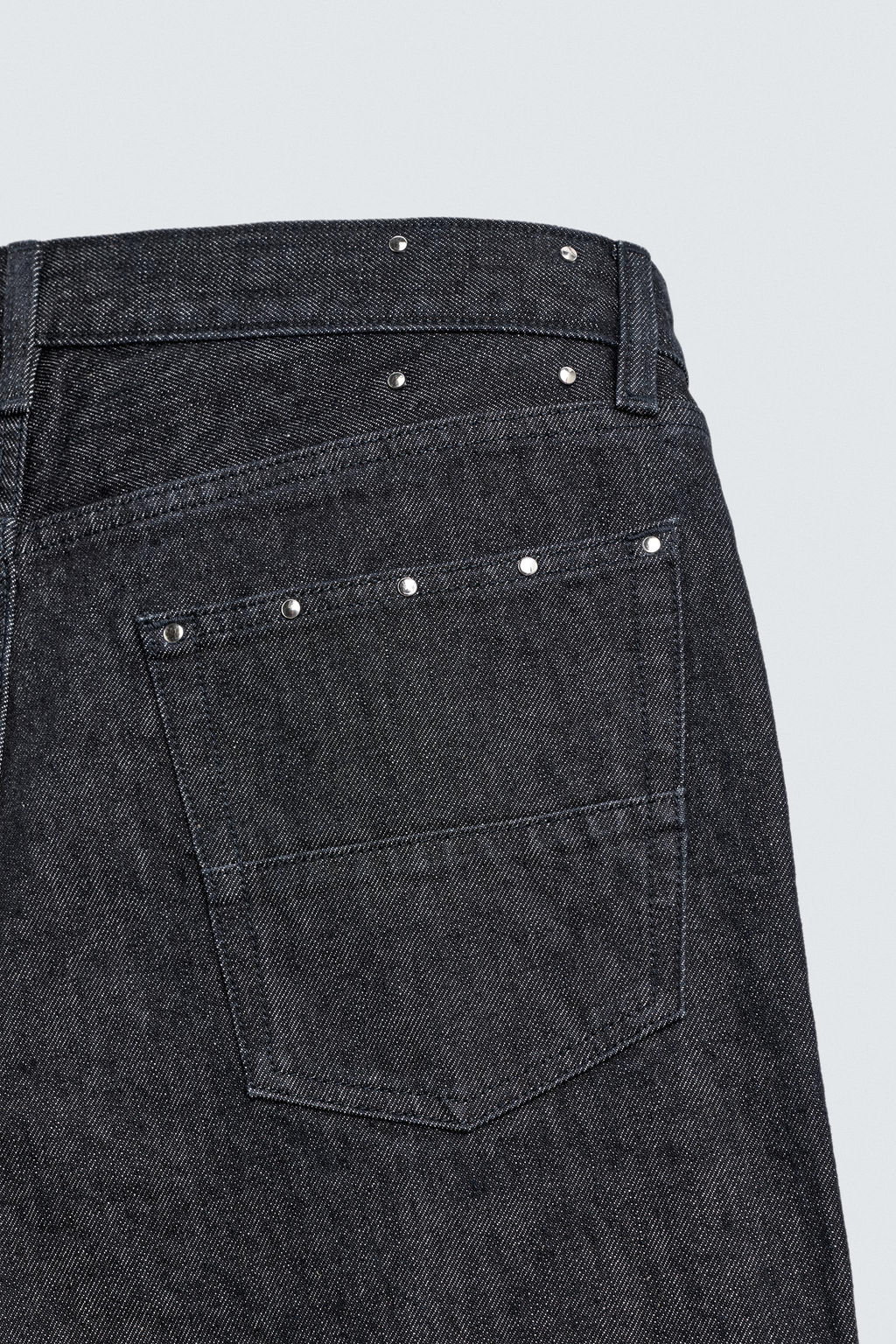 STUDDED STRAIGHT-LEG JEANS - Zara фото 18