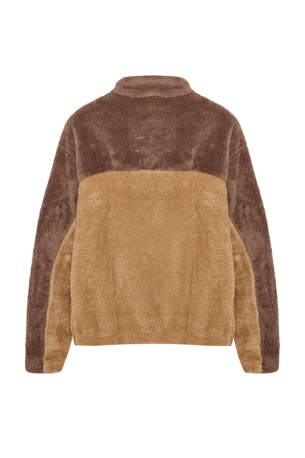 TRENDYOL MAN Camel Unisex Oversize/Genis Kesim Renk Blok S?cak Tutan Pelus Sweatshirt TMNAW22SW1477 - Trendyolmilla фото 13