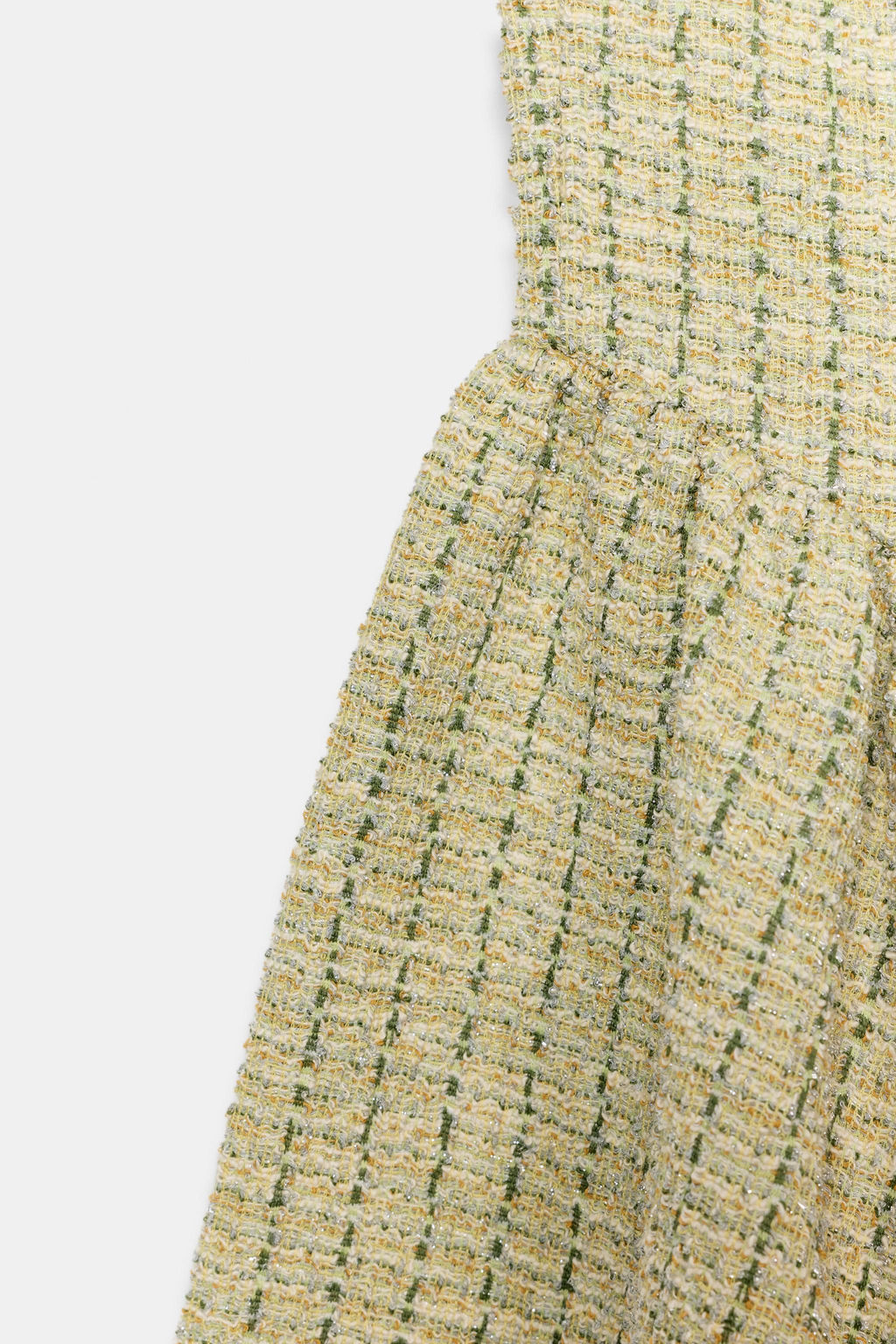 VESTIDO HALTER ESTRUCTURA / Verde - Zara фото 8