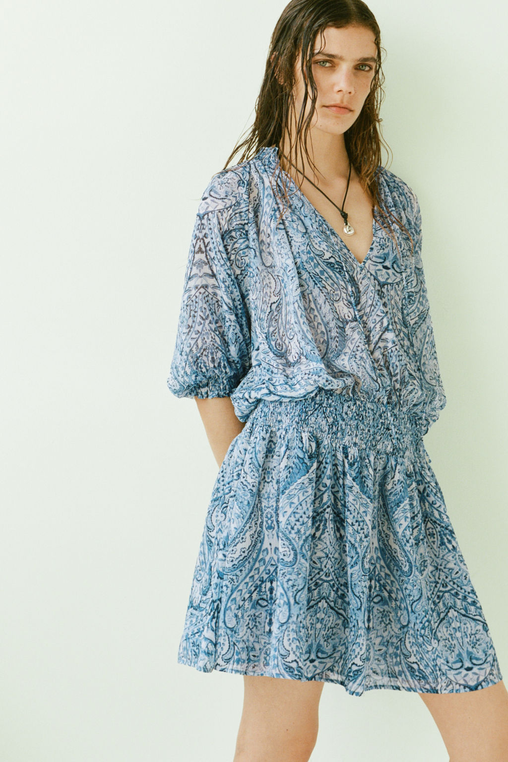 Vestido t?nica oversize - H&m фото 7