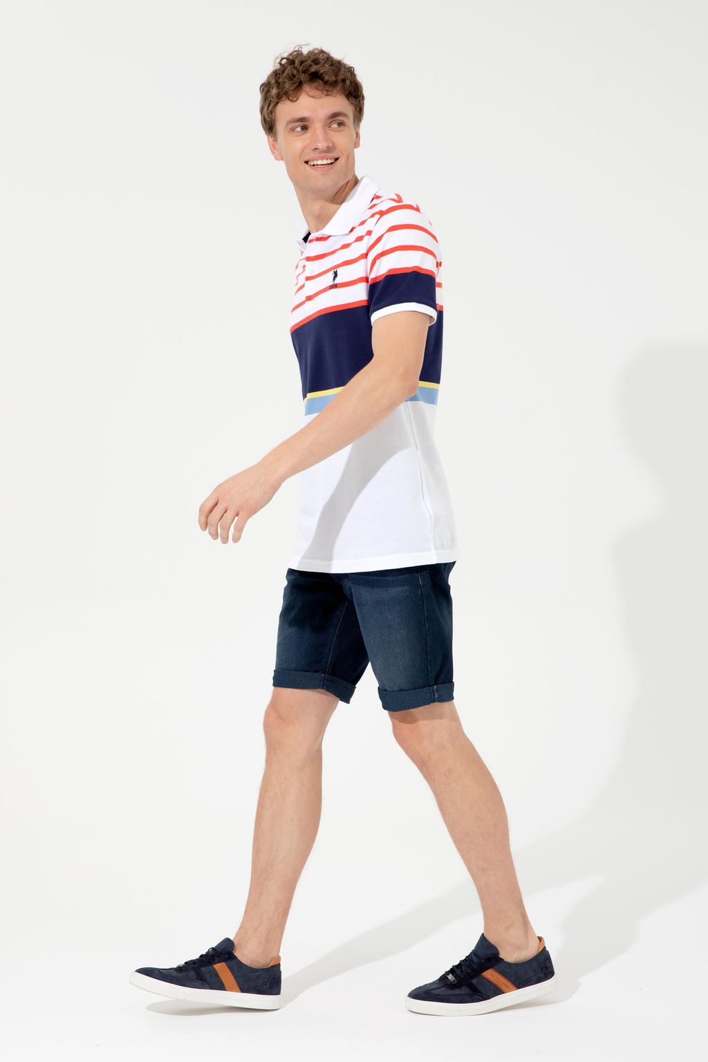 Erkek Lacivert Polo Yaka Ti__rt