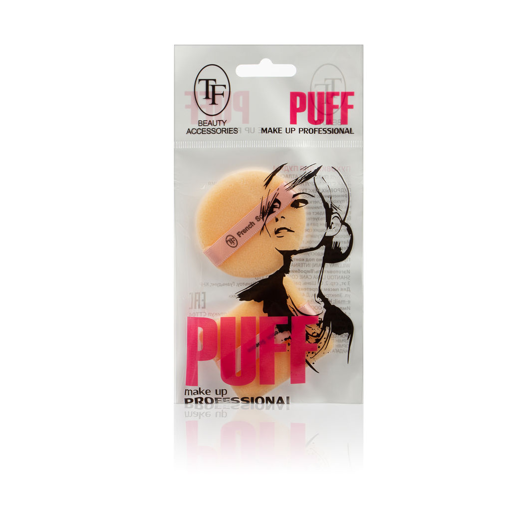 TF СТТ04 Пуховка для пудры (2шт)