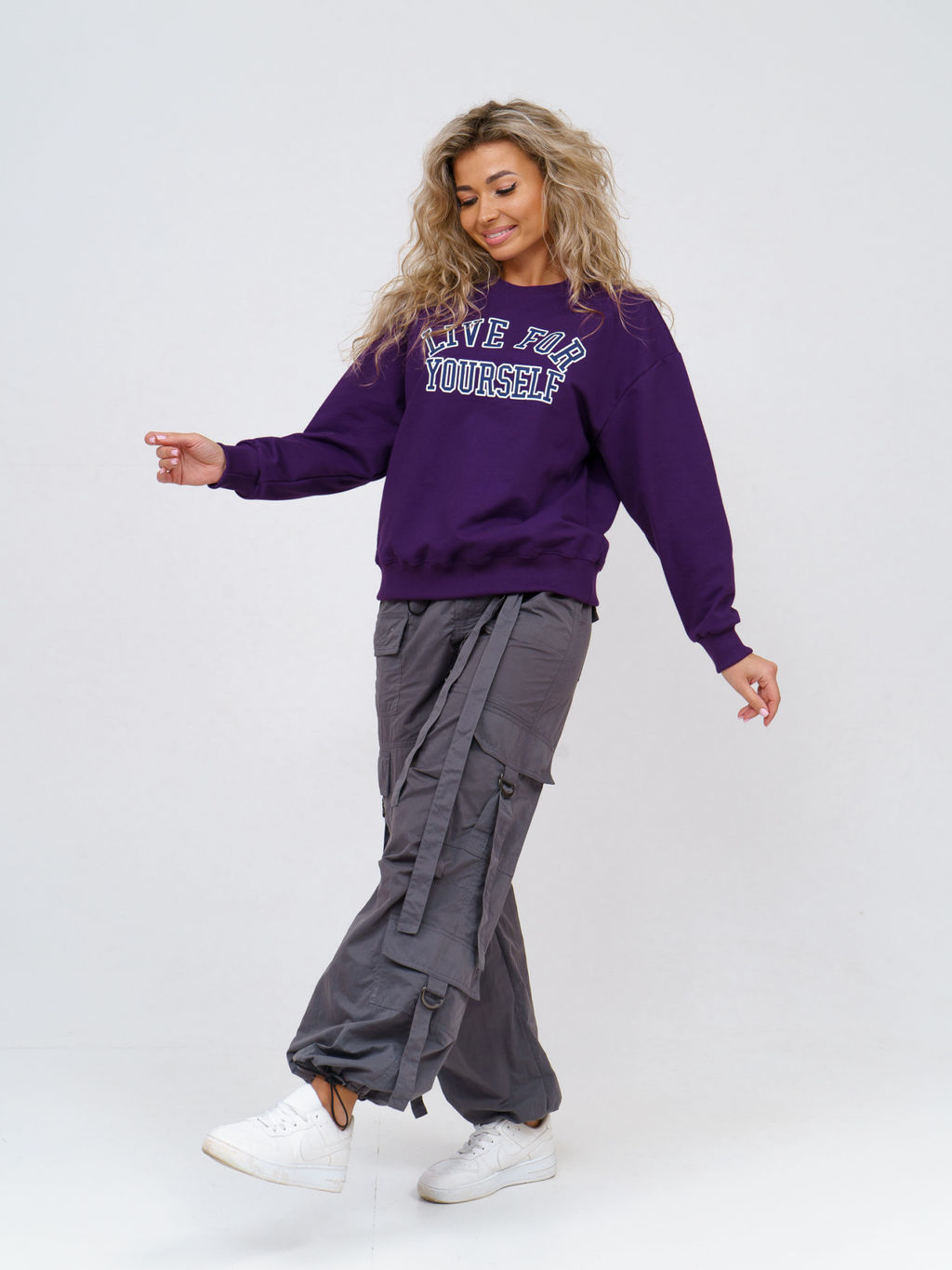 938 Свитшот "Фиолетовый"