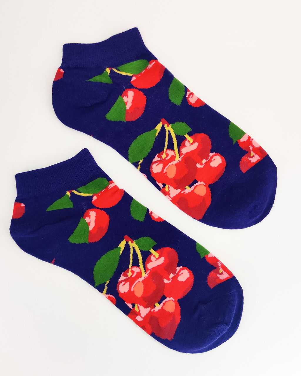 Короткие носки р. 37-44 Summer Вишня - Krumpy фото 5