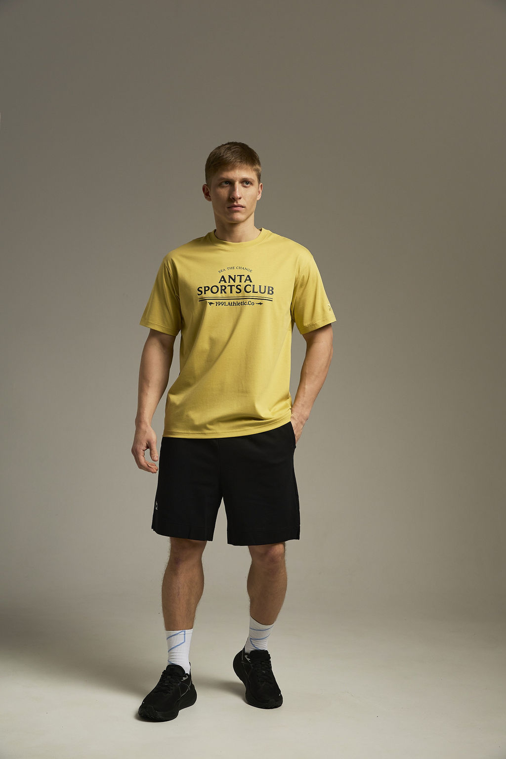 Шорты трикотажные Черный - Anta фото 3