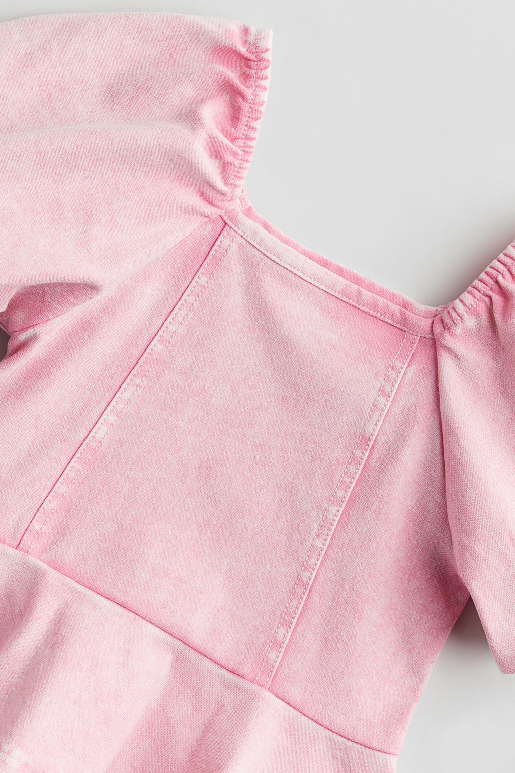 Blusa efecto denim con peplo - H&m фото 2