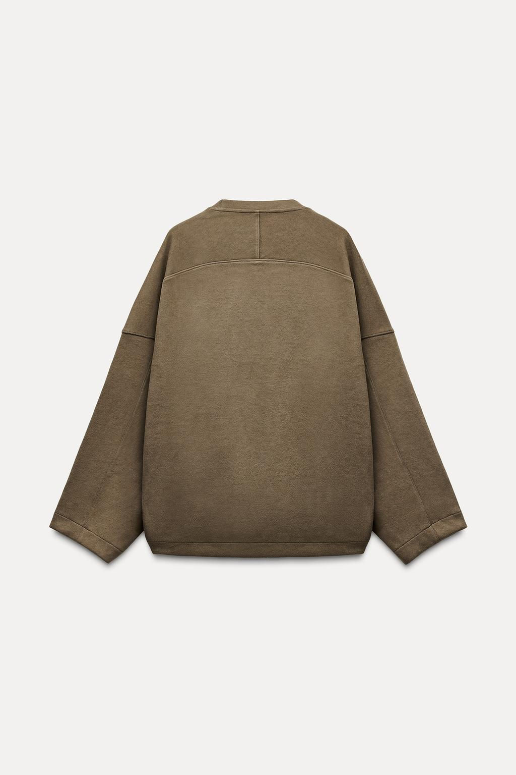 OVERSIZE SOFT SWEATSHIRT - Zara фото 5