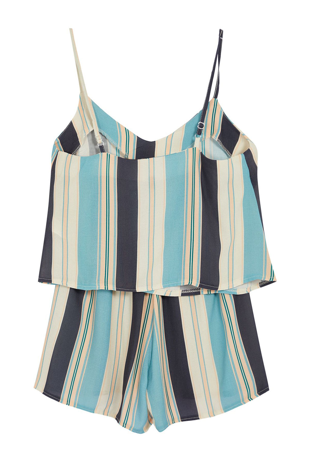 Trendyolmilla Pembe Cizgili Ip Ask?l? Viskon Sortlu Dokuma Pijama Tak?m? THMSS23PT00225 фото 16