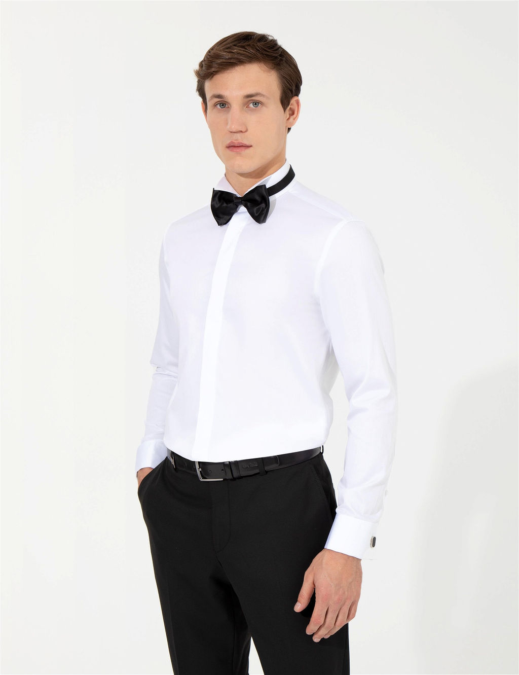 Beyaz Slim Fit Smokin G_mlek - Pierre cardin фото 3