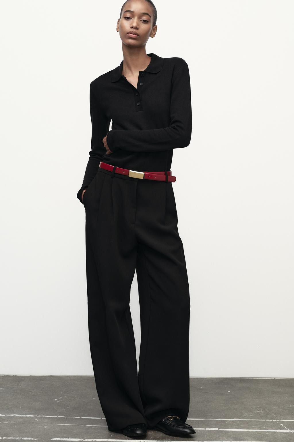 SOFT POLO COLLAR SWEATER - Zara фото 2