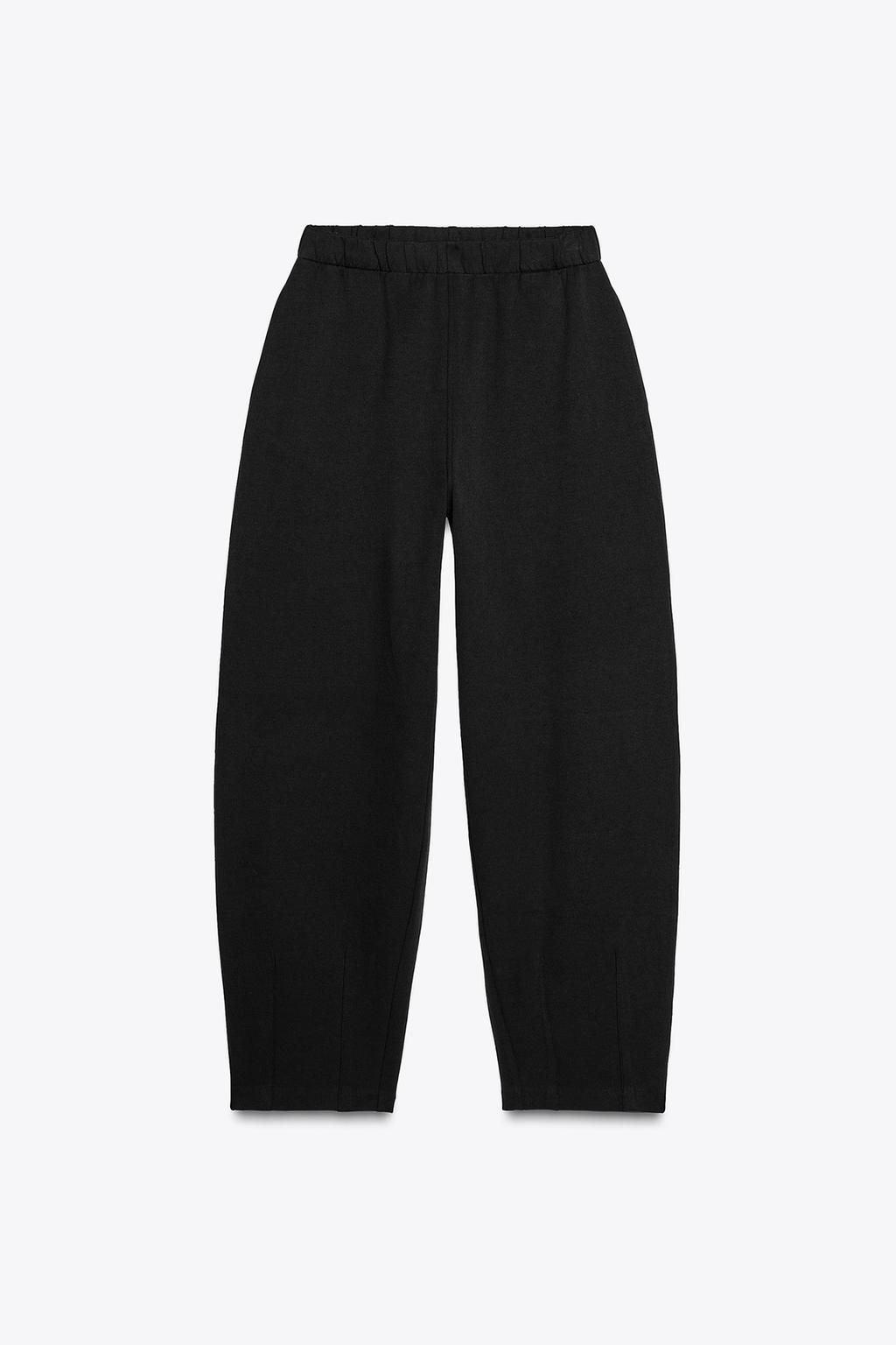 INTERLOCK COCOON TROUSERS - Zara фото 6