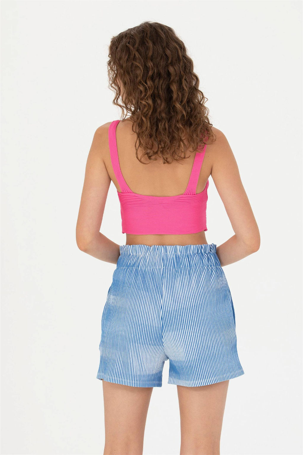 U. S. Polo Assn Женский свитер цвета фуксии с v-образным вырезом - U.s. polo assn фото 5