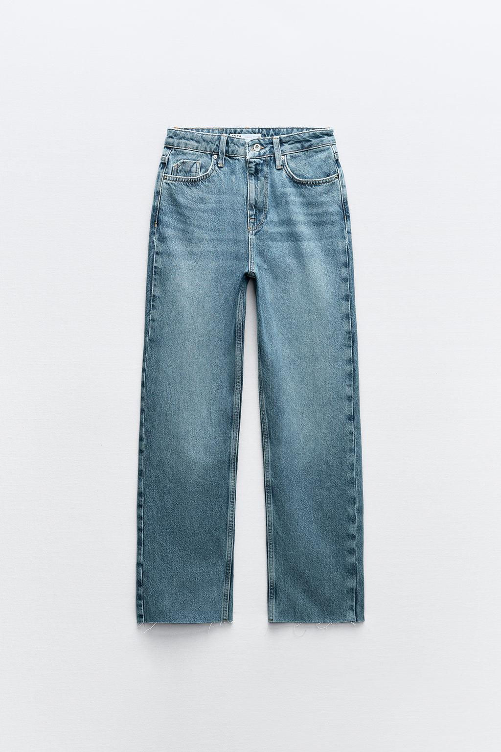 Z1975 STRAIGHT HIGH-WAIST ANKLE-LENGTH JEANS - Zara фото 6