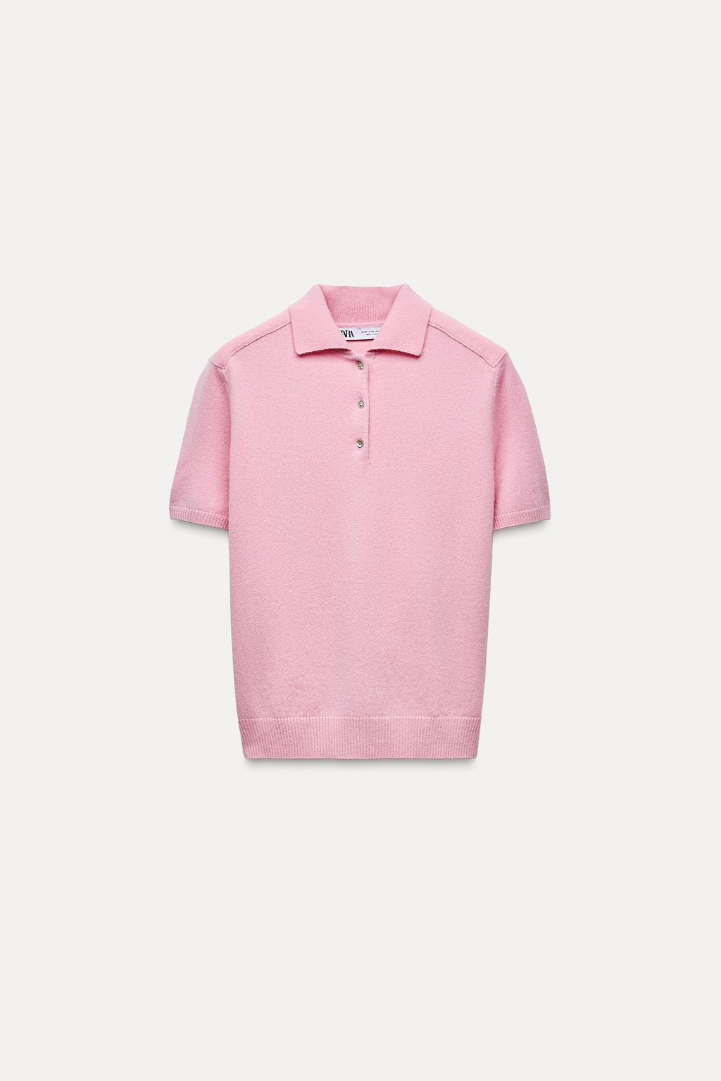 BASIC 100% WOOL POLO SHIRT - Zara фото 7
