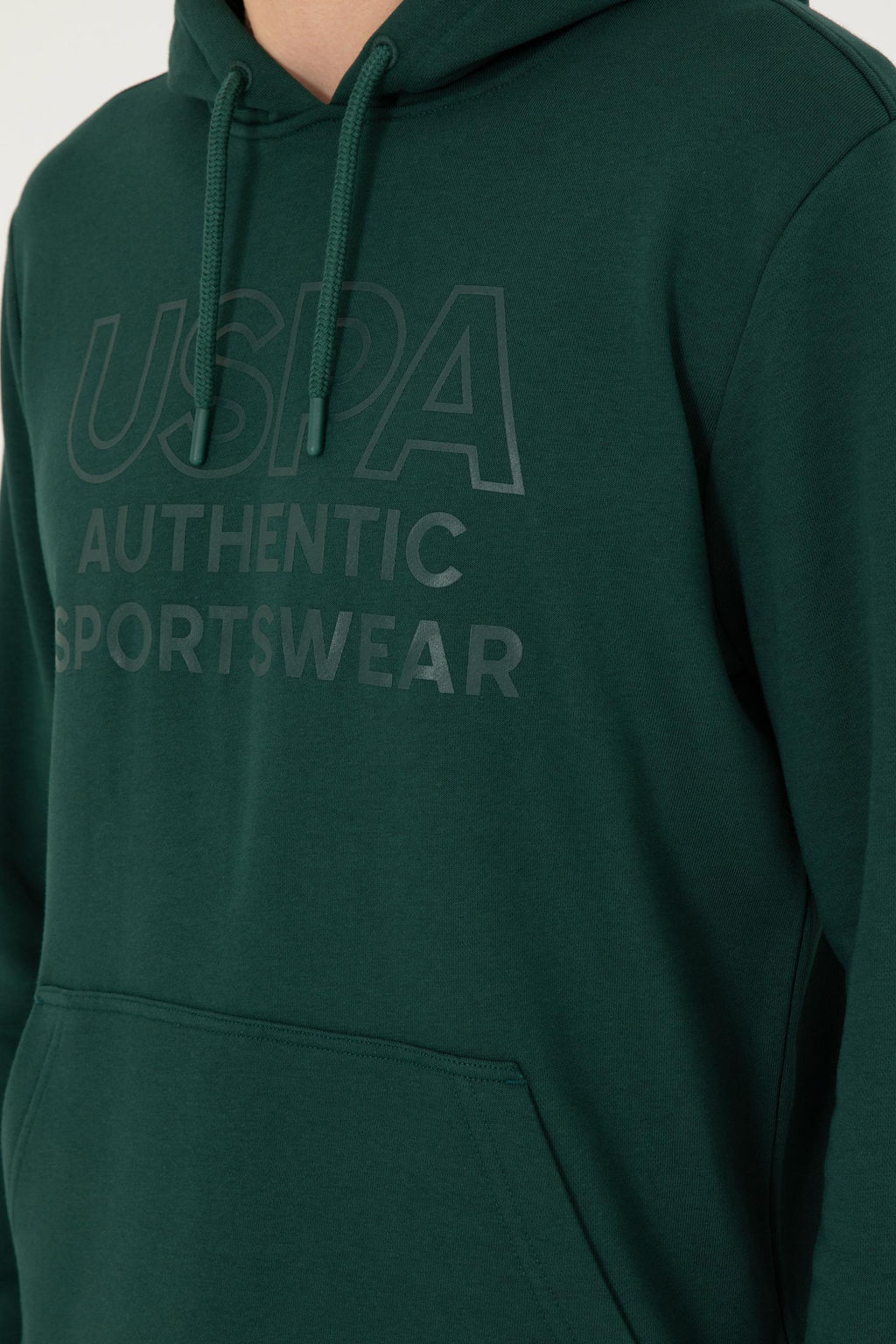 Мужской темно-зеленый свитшот Неожиданная скидка в корзине - U.s. polo assn фото 7