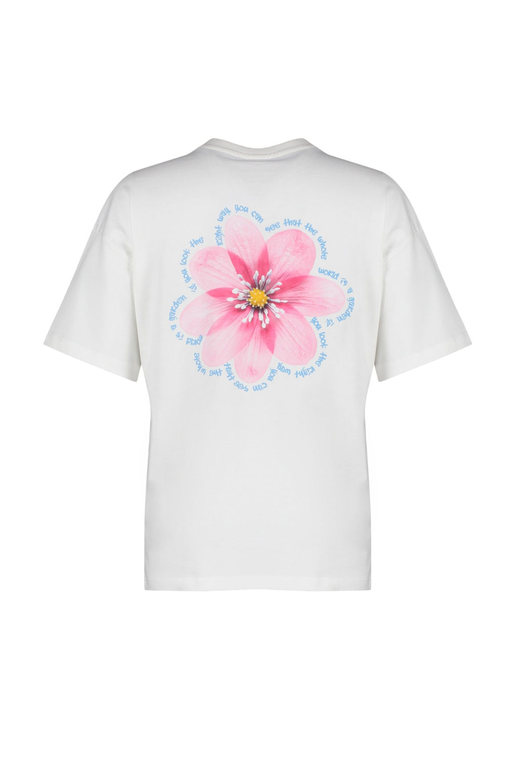 TRENDYOLMILLA Limited Edition Tas %100 Pamuk S?rt Bask?l? Relaxed/Genis Rahat Kesim Orme T-Shirt TWOSS23TS00374 фото 8