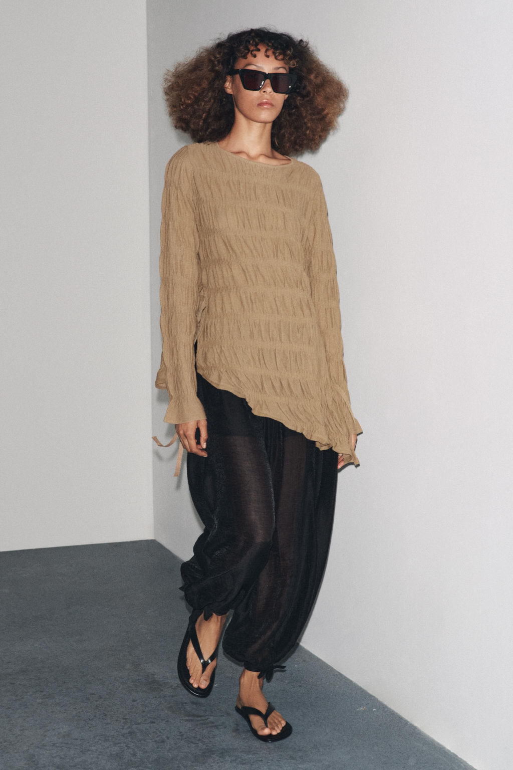 GATHERED KNIT TOP - Zara фото 4