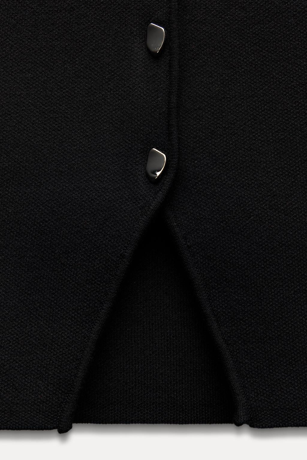 PLAIN KNIT CROP TOP - Zara фото 25