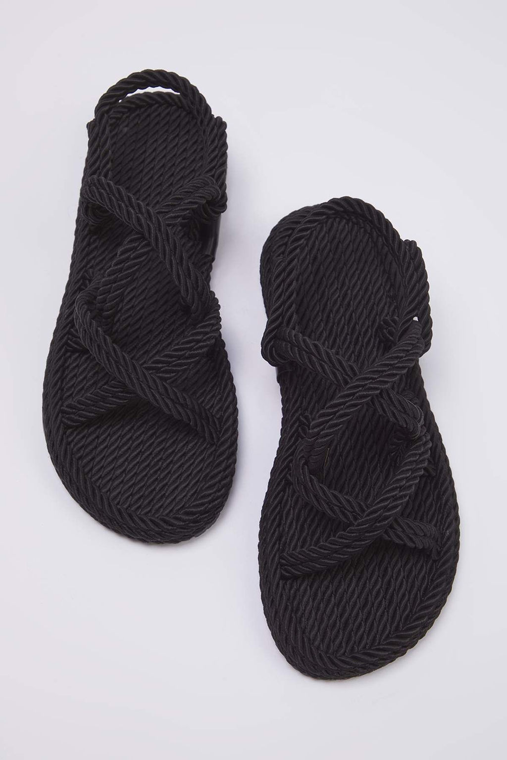 Trendyol Shoes Bej Capraz Bantl? Halat Ipli Kad?n Has?r Sandalet TAKSS25SD00056 - Trendyolmilla фото 7