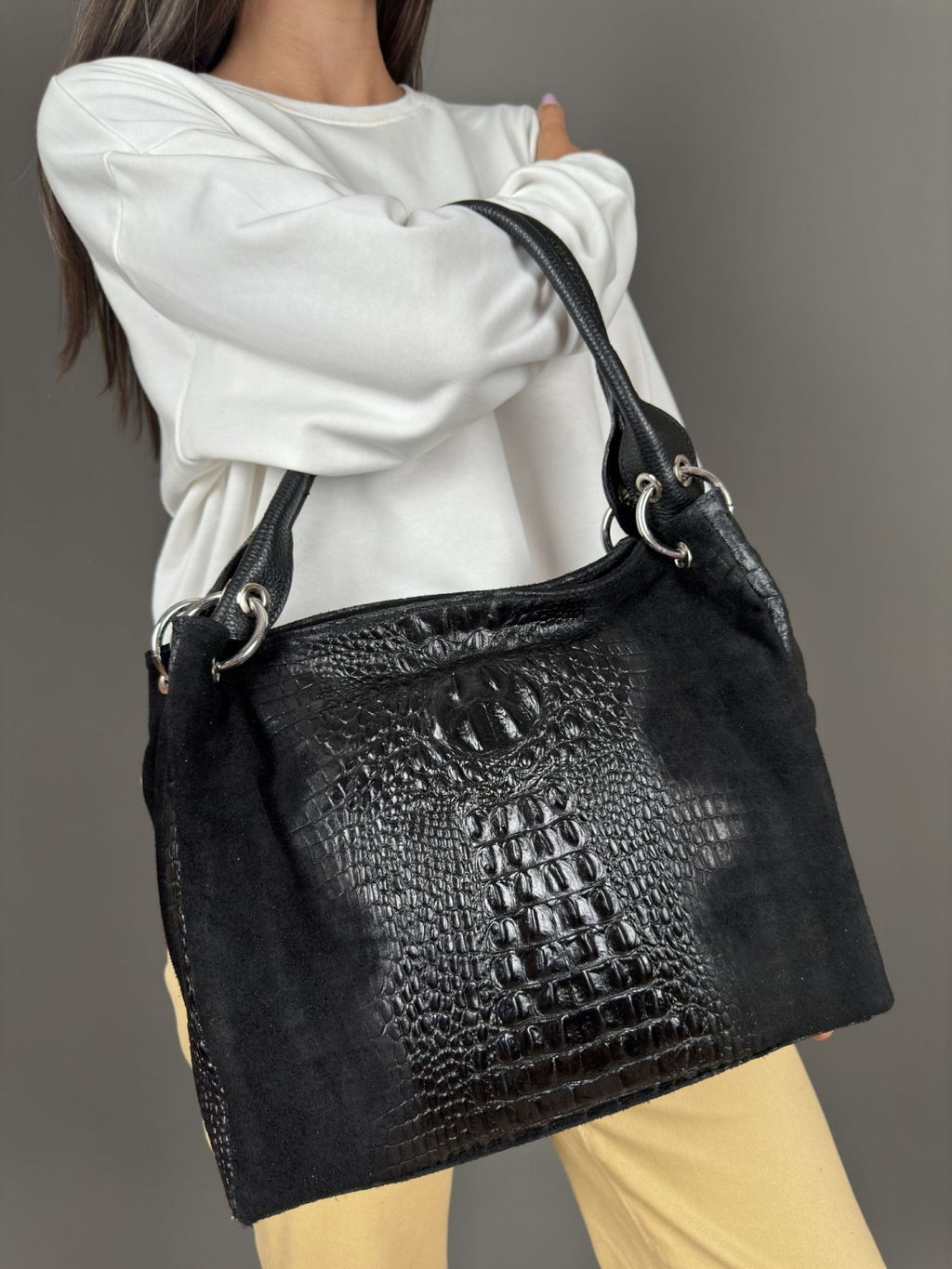 Сумка женская из телячьей кожи