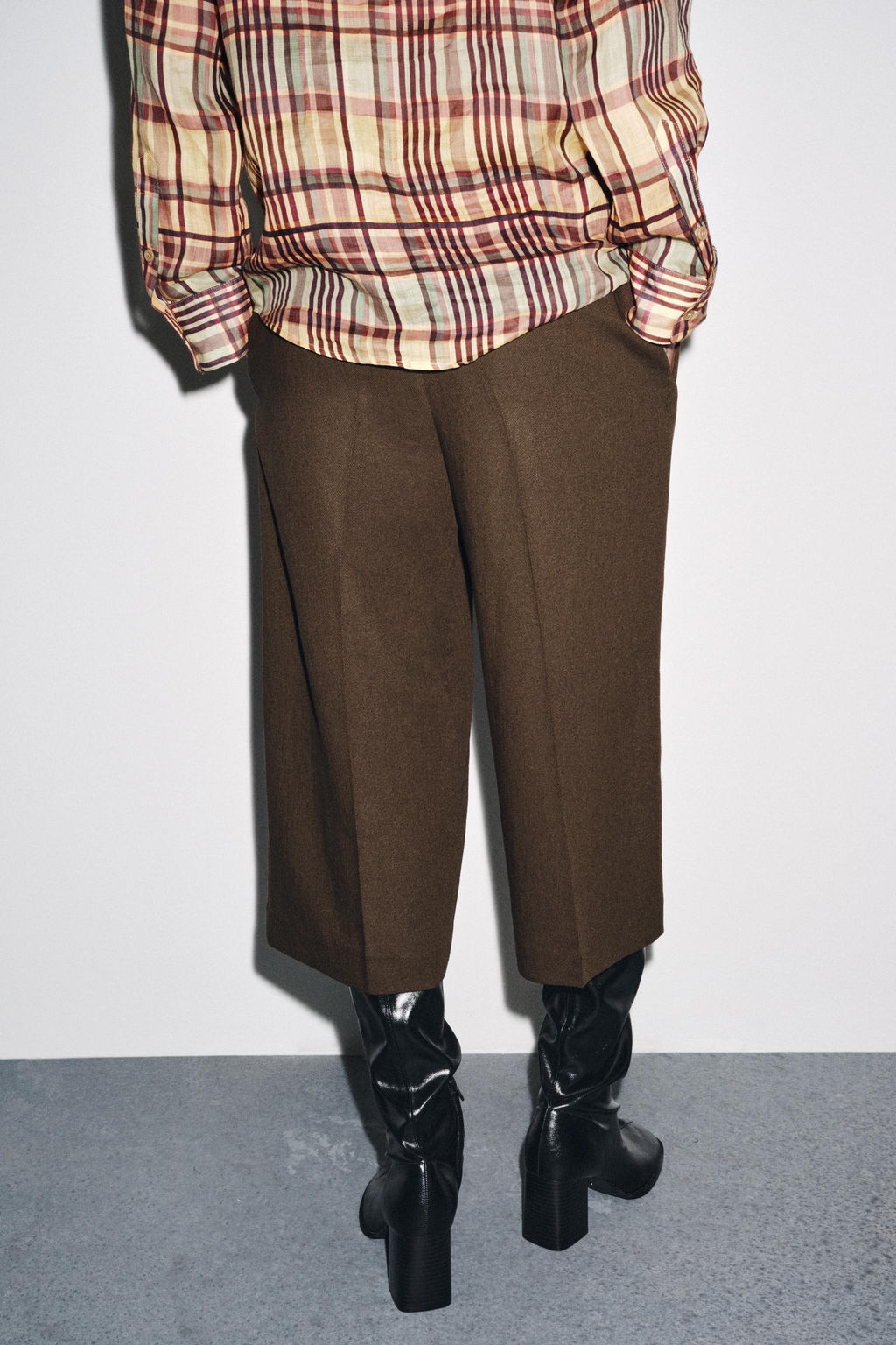 LINEN-BLEND LONG BERMUDA SHORTS ZW COLLECTION - Zara фото 11