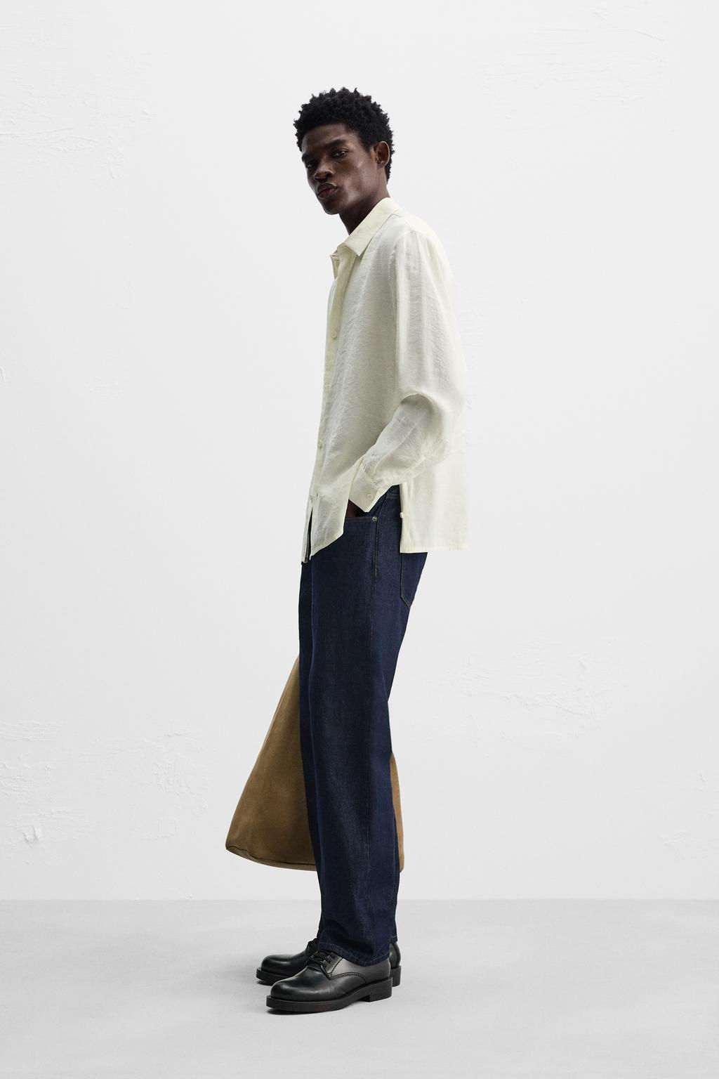 SHIRT WITH SIDE BUTTONS - Zara фото 15