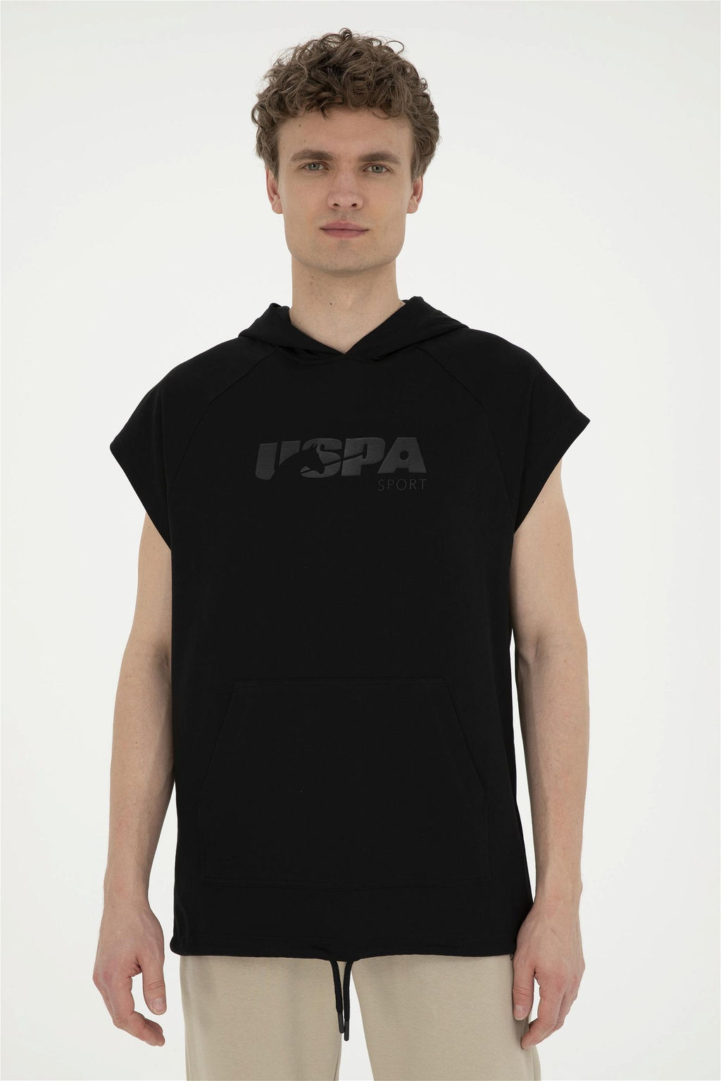 U. S. Polo Assn / Мужская черная футболка - U.s. polo assn фото 3
