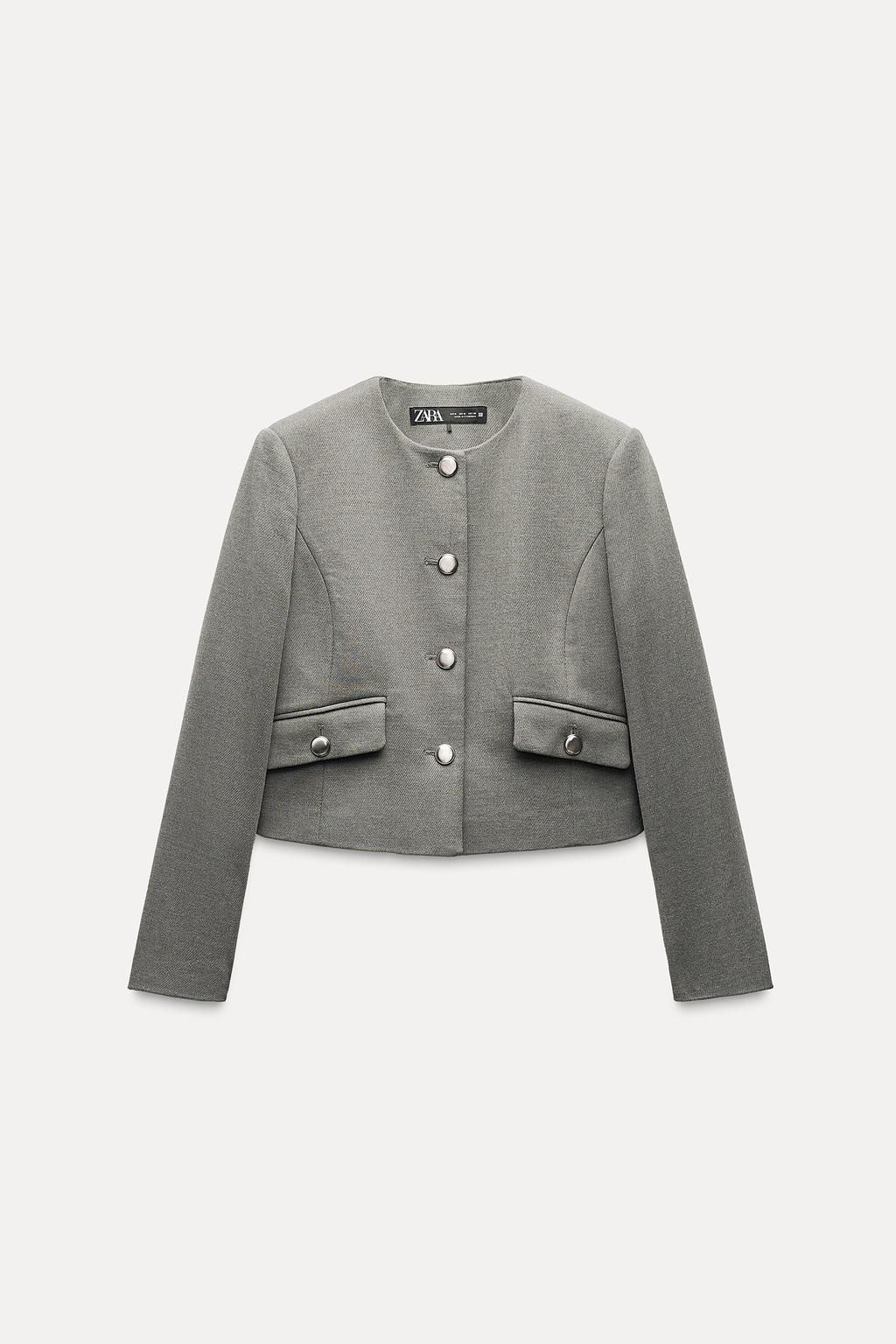 METAL BUTTON BLAZER - Zara фото 3