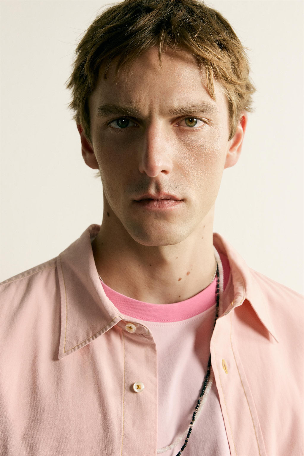 CAMISA RELAXED FIT BOLSILLOS / Rosa claro - Zara фото 5