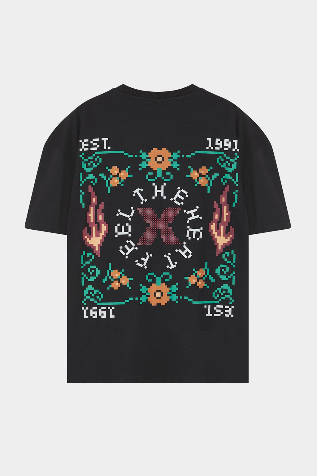 TRENDYOL MAN Siyah Oversize/Genis Kesim Bask?l? %100 Pamuk T-Shirt TMNSS25TS00067 - Trendyolmilla фото 11