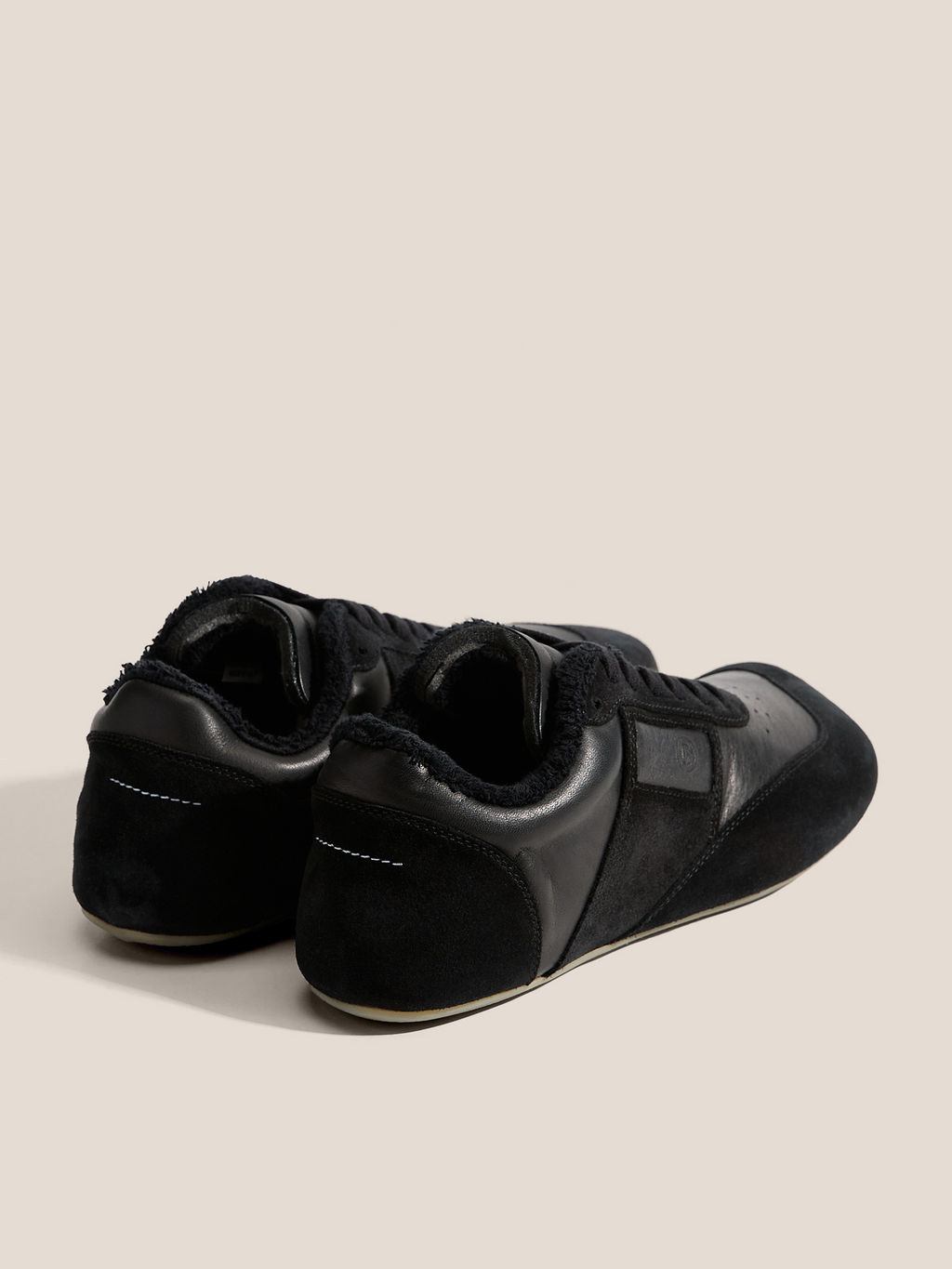 Мужские кеды MM6 MAISON MARGIELA SNEAKERS Артикул 4670028, черный  фото 5